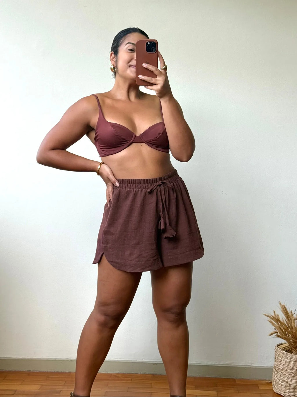 Short levíssimo 2.0 - Marrom