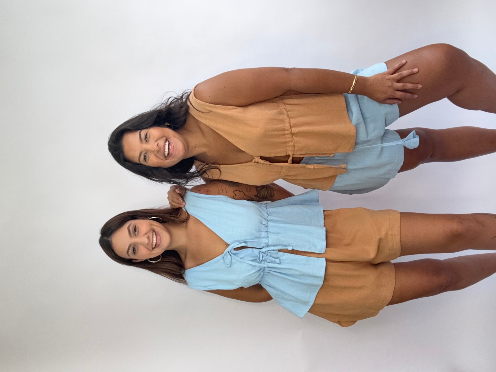 Blusa Belize Amarração - Azul Claro